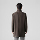 VICUTU Men's Fashionable Stand Collar Business Casual Wool Wool Coat VRS22341689 Brown 180/96A