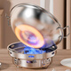 Spade Really Thickened Stainless Steel Large Alcohol Stove Alcohol Pot Household Hot Pot Dry Pot Soup Pot Dry Boiler Complete Set Covered Dry Pot + Stove 28cm