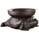 Tang Feng creative bamboo hat tea drain all-ceramic one-piece filter tea Kung Fu tea set tea filter purple sand tea pet ornaments tea separator purple sand golden toad tea drain