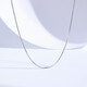 Saturday Fortune (ZLF) PT950 platinum necklace women's snake bone chain fashionable versatile plain chain 3.01g 40cm