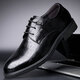 Cartelo British Men's Leather Shoes Business Breatable Cow Whide Formal Shoes Office de trabajo Top Top Shoes Men 9274 Negro 44
