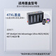 格能47墨盒连供适用惠普47XL墨盒hpdeskjet  4828 4877一体打印机黑色彩色连喷墨盒 四色墨水1套 尊贵版Plus连供-防回流
