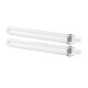 Nufeng two-pin light bulb fluorescent desk lamp type three-color glass lighting tube 11W 2 pieces white other