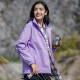 Lemon Plus Windbreaker de terciopelo debajo de los hombres y mujeres de la chaqueta de trabajo suave de la capa de la capa de la capa del estilo de la capa de plátano de plátano.