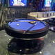 Master Neng billiard table for home use for adults and children, American black eight billiard table, 1.4m round table + dining table