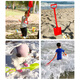 塔萌鱼儿童玩具挖沙工具沙滩铲子挖沙玩具沙滩铲赶海挖土宝宝节日礼物
