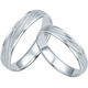 Saturday Fu PT950 platinum ring for men and women, beautiful platinum couple ring, size 21, about 4.36g gift