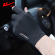 Pull-back gloves for men and women, ice silk quick-drying half-finger sunscreen gloves, breathable driving and fishing anti-slip half-section thin riding equipment