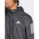 阿迪达斯（adidas）2025春季新款男装跑步连帽夹克IN1483 黑|IN1483 L