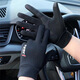 Jincheng Sunscreen Gloves Men's Summer Thin Ice Silk Driving Cycling Fishing Anti-Slip Breathable Takeaway Courier BS001 Men's Type A (Full Finger Gray) One Size