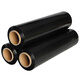 Jiuqiangu stretch film 50cm*260m film net weight 3kg*1 roll black PE industrial cling film packaging film packaging film wide plastic protective film stretch film 0644