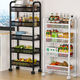 Shunyou Storage Rack Multifunctional Trolley Floor Standing Removable Kitchen Storage Rack Storage Fruit Snack Rack SY-613