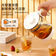 Rongsheng health kettle thermal insulation integrated kettle office large capacity constant temperature glass electric kettle small tea flower teapot tea maker health teapot white 72H constant temperature 316L stainless steel 1.3L
