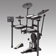 
Roland TD-07KV professional performance electronic drum low noise drum jazz drum set home practice TD-07KV five drum four cymbal silver three-piece set