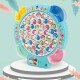 Jouets de pêche électrique en rotation magnétique jeu jeu de pêche à la pêche parent-enfant gibier de pêche interactif garçons et filles 2-3-6 ans cadeau pour enfants bleu frais-45 poisson + rotation de musique électrique [boîte de couleur]