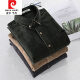 
Pierre cardin spring and autumn plus velvet long-sleeved shirt men's corduroy jacket thickened loose casual velvet cotton shirt solid color top 9755 - light gray regular XL [135Jin [Jin equals about 0.5 kg]]