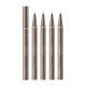 Gemeng ultra-fine eyeliner is waterproof and sweat-proof and does not smudge brown lower eyelashes. Black is easy to use 01# black + 02# dark brown [2 affordable packs]