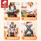 Haoyi bébé tabouret de taille ceinture nouveau-née bébé étreigne horizontalement 0 à 3 mois étreint un petit mois de petit mois pour transporter bébé pour porter le bébé celtique gris: amélioré cinq en un, peut s'asseoir ou mentir du tour de taille universel (recommandé 70-122 cm)