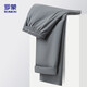 ROMON casual pants for men 2025 summer ice silk quick-drying sport versatile straight pants for men KZ001 gray XL