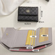 
tushky2025 new soft cowhide short wallet for women fashion small fragrance style wallet genuine leather clutch Valentine's Day gift pink