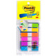 Étiquette d'autocollant 3M Index Couleur Couleur Bookmark Fluorescent Label Sticker Notebook Instructions Page Numéro Folder Translucentes Strip de couleur Autocollant Couleur étanche.