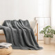 Beijing-made lamb velvet blanket 900g super soft blanket dormitory office nap blanket gray 150x200cm