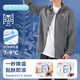 Li-Ning Sonnenschutzkleidung Herren Windbreaker Jacke 2025 Sommer Neue Eisseide Sonnenschutzhaut Atmungsaktives lässiges Sport topgrau [Ice Seidenscreen-UFP50+] xl