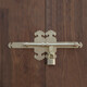 Chinese style thickened latch old wooden door lock garden courtyard door latch antique door buckle copper door bolt engraved 20cm antique copper