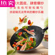 Yingtang imported quality traditional handmade iron pot old iron pot household stir-frying pan non-stick pan without coating cooked iron stir-frying 92 inches fourth generation anti-rust model 30 9230 inches