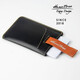 HANATORA Japanese style flower tiger card holder ultra-thin men's and women's genuine leather lightweight luxury card slot business card holder Valentine's Day gift black