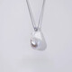 Baroque Pearl Pendant Silver Necklace Women's 2024 New Women's Light Luxury Niche Silver Jewelry Clavicle Baroque Necklace