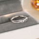Core luxury 999 sterling silver ring ring for women, versatile pure silver open ring, niche light luxury ring, index finger ring, birthday gift, star ring