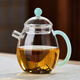 Lvchangming Kungfu glass teapot hand-held pot high temperature resistant glass pot with filter mini teapot