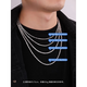 PT950 platinum necklace for men pt950 platinum necklace for men thick necklace platinum rope chain platinum 950 length 62cm weight 101.74g thick about 4.