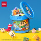 
Deli crayon Shin-shiba 36 colors plus 6 packs of ultra-light clay clay plasticine color clay kindergarten students DIY handmade toys candy candy buckets for children's birthday gifts