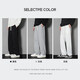 Pantalones casuales de algodón para hombres en primavera y otoño pantalones de estilo nuevo para hombres pantalones rectos versátiles de color sólido para hombres sueltos y largos 826 blanco xl