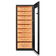 Bulldog cigar cabinet with constant temperature and humidity, ammonia removal and variable frequency cigar moisturizing cabinet, constant temperature and humidity control for eggplant cultivation, cedar wood cigar and wine cabinet, large capacity commercial household fingerprint lock VC528, fourth generation PLUS fingerprint password lock WiFi+VC528 black