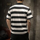 
Jibanpu sleeve high-end polo shirt for business men's short-sleeved quick-drying lapel tie neckline POLO shirt half-sleeved American black and white stripes. Shirt SDP-J693 white M90-105Jin [Jin equals 0.5 kg]