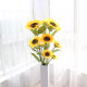 
Jiu Qiangu simulated sunflower large bouquet ornaments living room floor decoration sunflower 3 heads high 120cm simulated flowers 1389