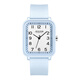 Julius New Simple and Fashionable Digital Square Dial pour les étudiants de jeunesse Examen Junior High School Women's Watch JA-1477 Elegant Purple