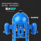 Yunya Wireless Mini Remote Control Submarine Electric Water Toy for Boys and Girls Simulation Electric Model Children's Day Gift [Blue Four Channels] Remote Control Mini Submarine