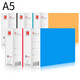 Fudekuai 11-hole computer folder VAT bill folder A5 loose-leaf 11-hole file folder express document folder blue
