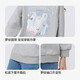 Balabala Children's's Clothing Girls Sweat-shirt Spring Wear 2024 Mediadise Children's à manches longues Round Round Necol Pullover mignon Tendance Pet 208124121002