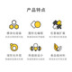 Kaka Maker Bell Mabot spherical programming robot children's graphical STEAM education bionic artificial intelligence elementary school students' educational fun teaching aids A set (3 configurations)