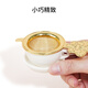 T9 classic tea filter set stainless steel 24k gold-plated iris tea filter first-class ceramic tea filter base gift box 1 set