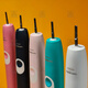 Philips Electric Tooth Doothship HX680 HX681 Pareja Oava de sonido Cepillo de dientes eléctrico 680J HX681A HX681E HX680C AUTO NUEVA HX680P MÁQUINA SINGUNA WHITE 1