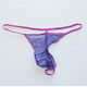 Sexy underwear for men Sexy underwear Thong transparent breathable sexy pants Sexy without marks Fully transparent T-pants One-piece black