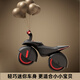 Babbit Balance para niños Vehículo corredizo Carretador de automóviles corredizos 1-2-3-4 sin pedales para motocicletas de scooter de bebé durante un año, bolso blandro insignia mejorado Phantom Black + Sit Bench