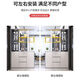 
Moxi entrance cabinet shoe cabinet integrated living room entrance wine cabinet screen partition living room entrance double-sided foyer cabinet living room wine cabinet package installation [18mm thickness solid wood pellet board] Kula 1 high-gloss marble white length 1050