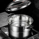 Shunda (SND) steamer and soup pot combination cover and bottom single-layer multi-purpose pot 304 stainless steel gas induction cooker universal pot 24cm